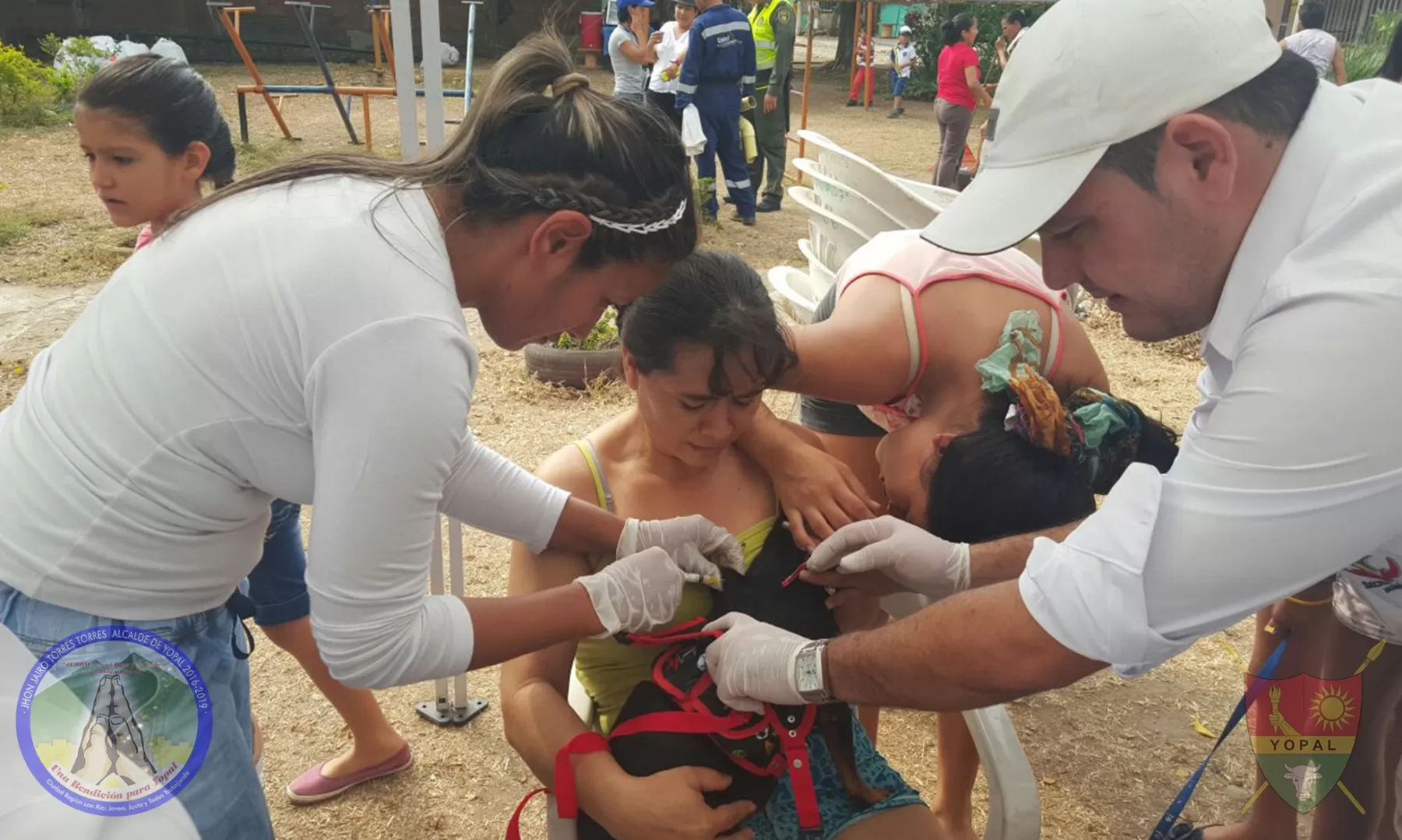 En el barrio Las Américas, comenzó el programa de zoonosis de la alcaldía de Yopa, a través de la Secretaria de Salud.